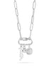Faith Charm Carabiner Necklace