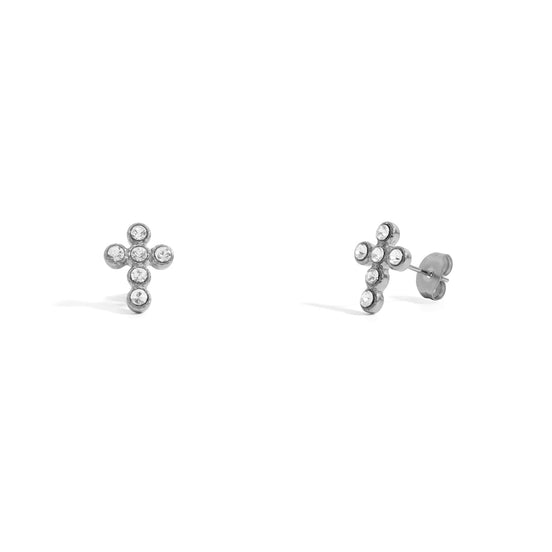 Cross Stud Earrings